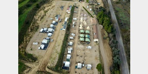 Luftaufnahme vom Campingplatz El Roble