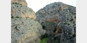 Luftaufnahme der A-1512 nahe Albarracin