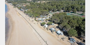 Luftaufnahme vom Campingplatz Las Palmers