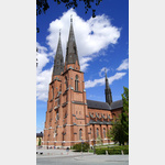 Der Dom zu Uppsala ist mit seinen Zwillingstrmen eine imposante Erscheinung.