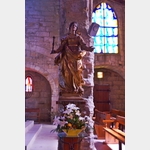 Skulptur in der Kirche Notre Dame des Sablons Aigues-Mortes