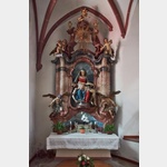 Sptbarocker Marienaltar in der St. Juliana Kirche