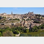 Blick vom Mirador del Valle auf Toledo