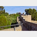 Der sdliche Wergang des Castillo de Gibralfaro