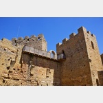Zugang zum Turm der Knigin des Castillo de Loarre