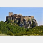 Blick von NW auf das Castillo de Loarre
