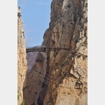 Die Brcke "Puente Colgante del Caminito del Rey"