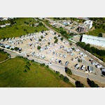 Luftaufnahme vom Stellplatz Algarve Motorhome Tavira