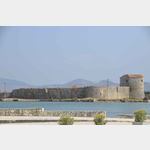 Venezianische Festung an der anderen Seite der Lagune von Butrint
