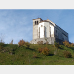 Kirche San Floriano mit wunderbarer Aussicht ins Tal und Umgebung