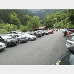 Parkplatz in Prionia, kein Platz fr Womos oder Gespanne