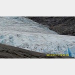 Gruppe auf Gletscher