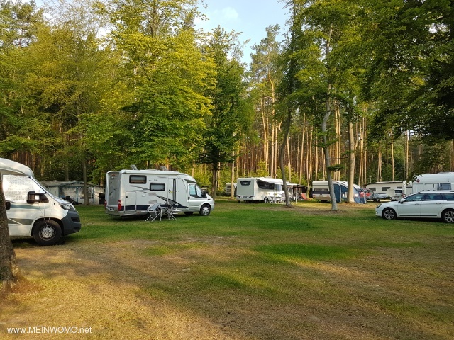 Mostly non-parceled open space, otherwise many permanent campers
