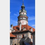 Turm vom Schlosshof aus gesehen