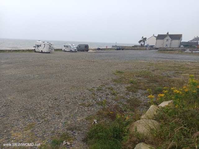 Parking space with driveway