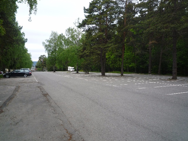 Parkplatz im Sden von Oslo 