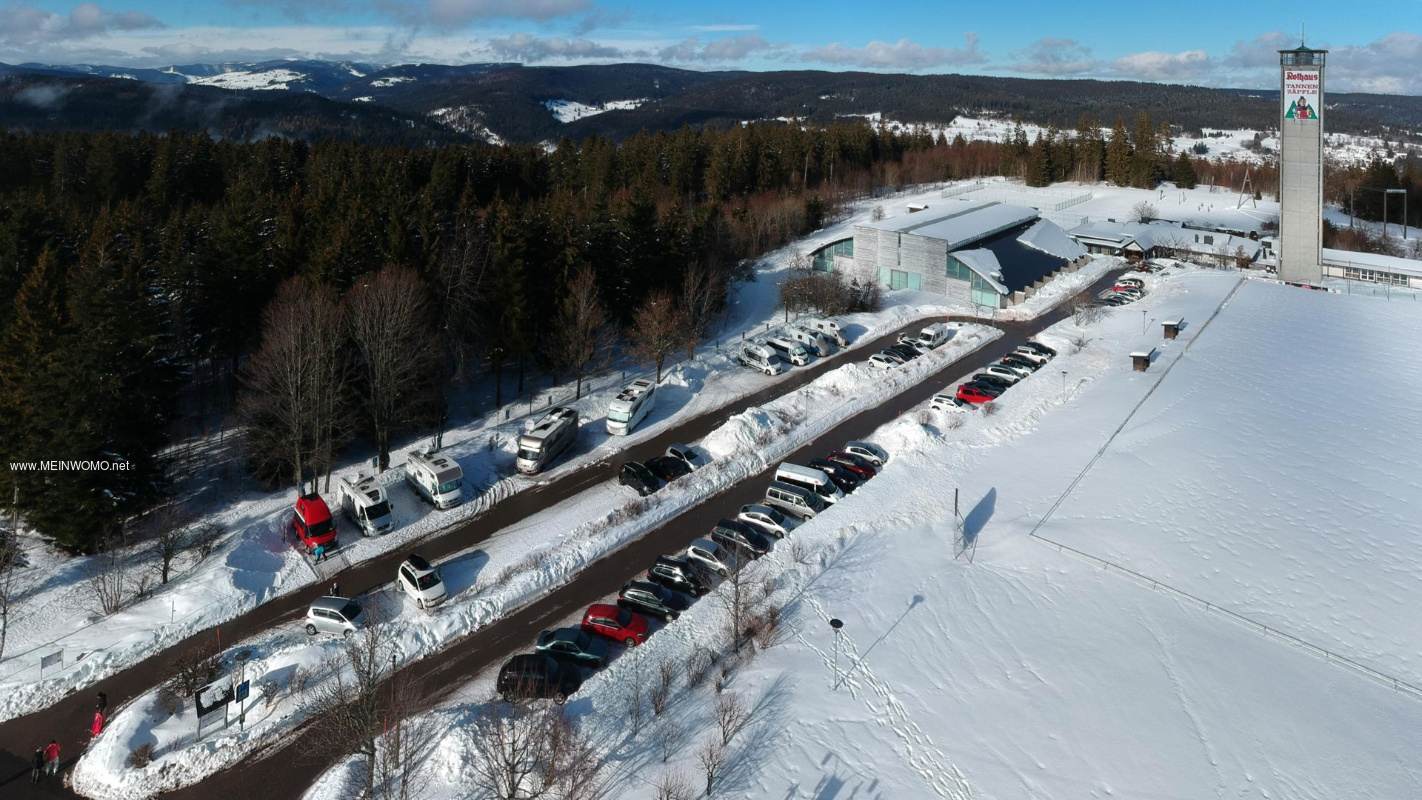  Drone-foto op 2. 2. 2019: zicht naar het noorden