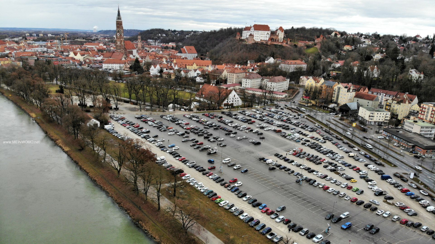 Drnarfoto av Landshut Grieserwieses parkering frn vster