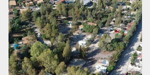 Drohnenfoto vom Campingplatz