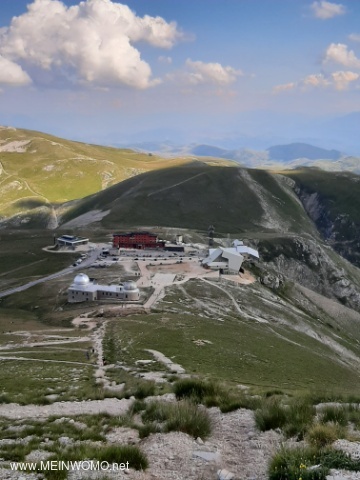 View from above on the Campo Imperatore