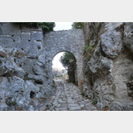 Altes Stadttor, Porta Romana an der Via Clodia