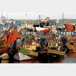 Essaouira Boote an Land
