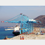 Tanger Med dort wird der neue Hafen gebaut