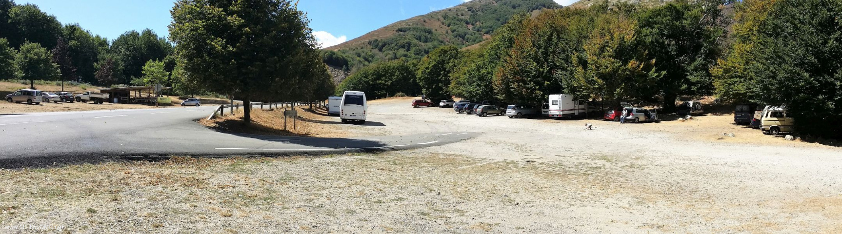 Parkplatz am Col de Vizzavona