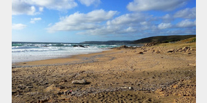 Spiaggia S Acquedda an der Costa Verde.