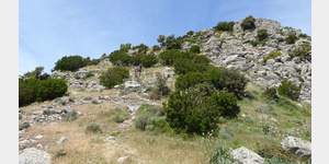 Auf- und Abstieg auf den Rocca Sa  Tiria.