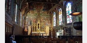Innenraum der Basilika des heiligen Bluts in Brgge.