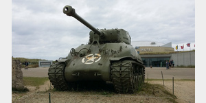 Sherman Panzer am Utah Beach.