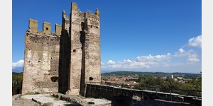 Die Ruine Castello Scaligero