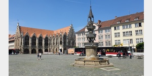 Der Marktplatz in Braunschweig.