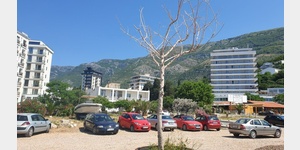 Parkplatz in Sutomore