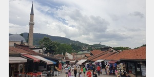 Die Altstadt von Sarajevo.