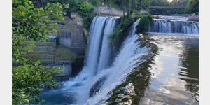 Der Wasserfall Plivski vodopad