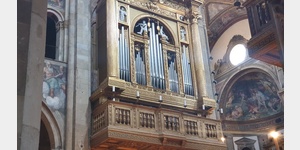 Die Orgel im Dom von Parma.