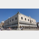 Der Dogenpalast in Venedig.