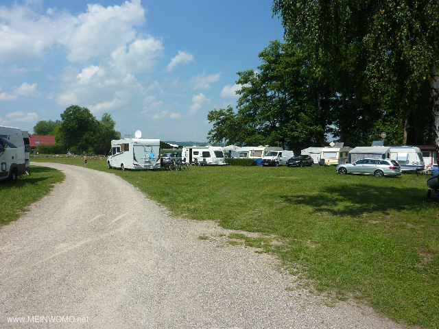 Staanplaatsen 2 Dahmen-camping aan het Malchin-meer