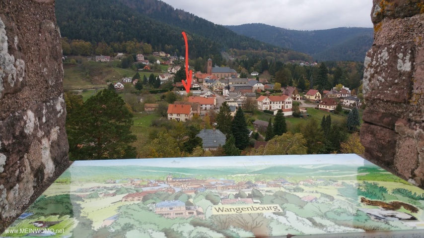 Uitzicht vanaf de Wangenburg 