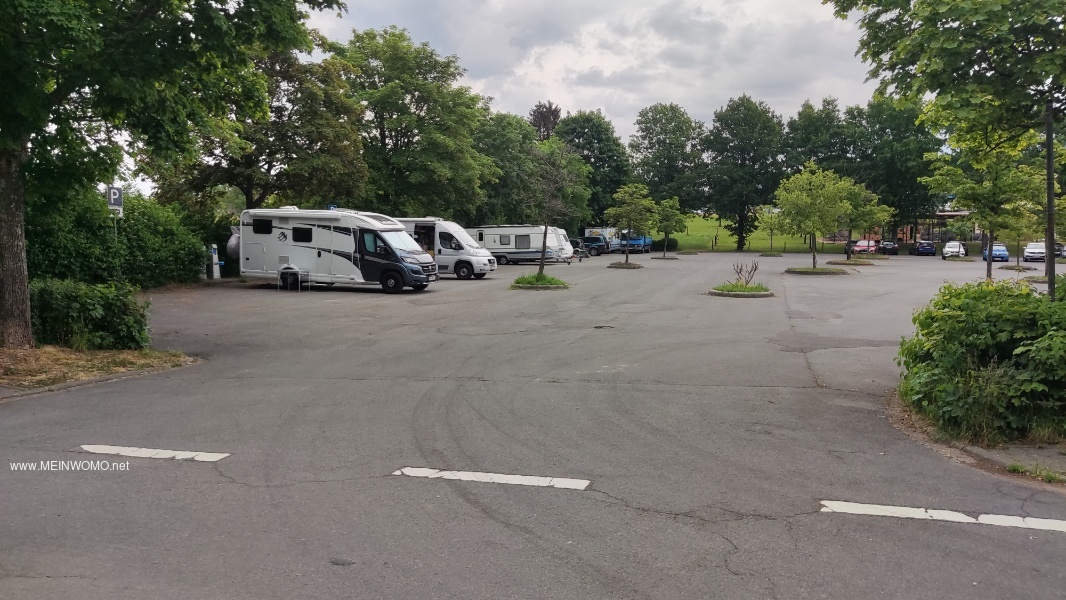    Parking spaces as part of a parking lot    