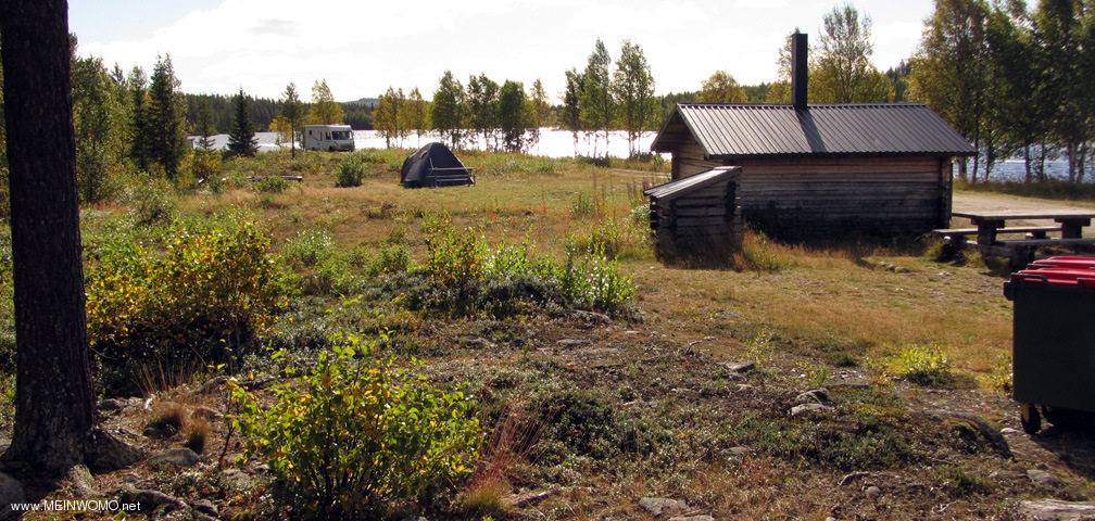 Ankarsunds Fiske- och Friluftscamp  selbst im Juli sprlich belegt  liegt auf einer Landzunge, die ...