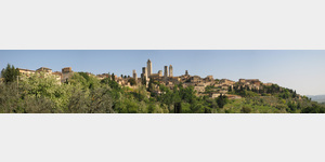 Skyline von San Gimignano, Via Vecchia, 53037 San Gimignano Sienna, Italien