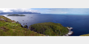 Blick von der Insel Hillesya auf das Nordmeer, Nordvegen 8, 9110, Norwegen