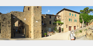 Am Stadttor von Monticchello, Via del Forte, 53026 Pienza Sienna, Italien