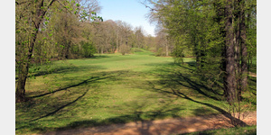 Im Frst-Pckler-Park Branitz, Sichtachse vom Mondberge nach Nordwesten.