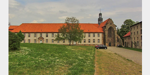  Innenhof des  im Jahre 1125 gegrndeten Klosters Marienrode
