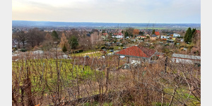 Blick von der Burggrafenhainerin-Bank auf Weinbhla