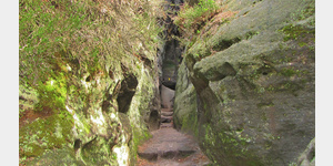 Einstiegstelle zum Gohrisch-Aufstieg